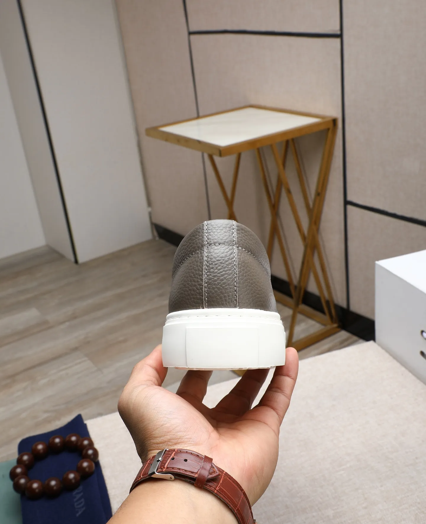 Men's men's shoes💰440🌹🌹[PRADA—Prada] latest model🙈original replica! 👟👟👟Available here. The workmanship is top-notch. The upper is made of Italian 🇮🇹Imported calfskin. ❗️Breathable genuine leather lining @Suitable for travel. The original version has an enlarged engraved sole, making it suitable for all kinds of travels, showing low-key luxury. Let quality speak for itself. Color: Size: 38-44